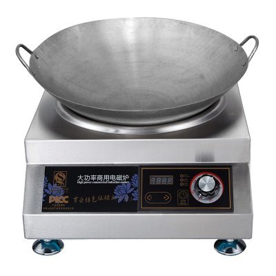 【商用厨房小家电 WSD-TS-5KW-A】乔风大功率商用电磁炉5000w电磁灶5kw食堂饭店餐厅凹面定时小炒炉【价格 图片 品牌 报价】-苏宁易购