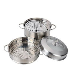 爱仕达ASD 26cm二层蒸锅 304不锈钢材质，电磁炉通用，兼顾实用与健康